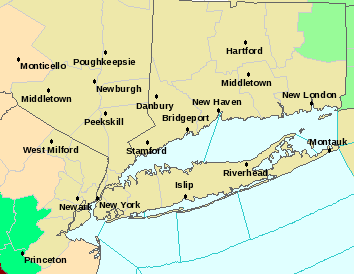 NOAA Tristate Coastal Map